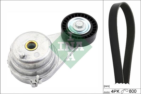 INA 529 0147 10 - Комплект пистов ремък vvparts.bg