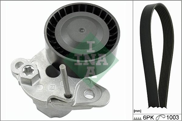 INA 529 0159 10 - Комплект пистов ремък vvparts.bg