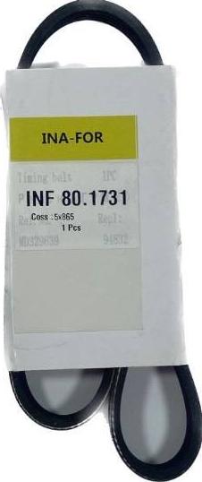 INA-FOR INF80.1731 - Пистов ремък vvparts.bg