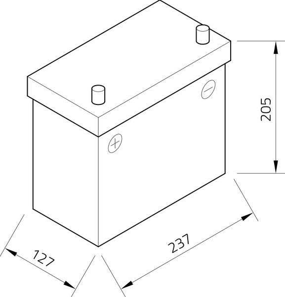 INTACT 54524GUG - Стартов акумулатор vvparts.bg