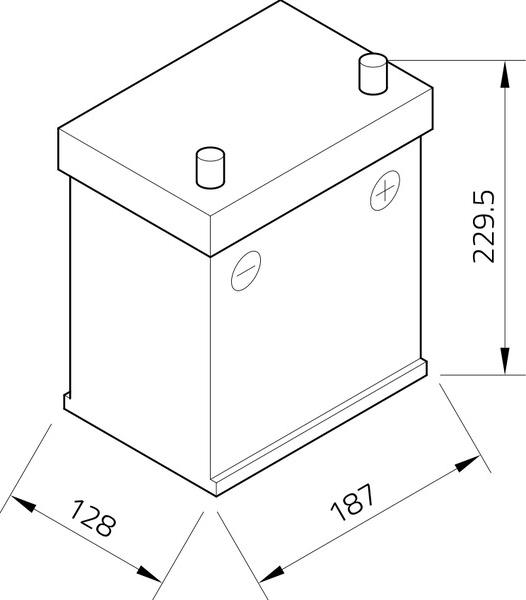 INTACT 53504GUG - Стартов акумулатор vvparts.bg