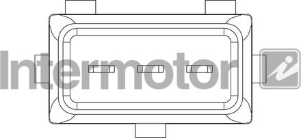 INTERMOTOR 19488 - Въздухомер-измерител на масата на въздуха vvparts.bg