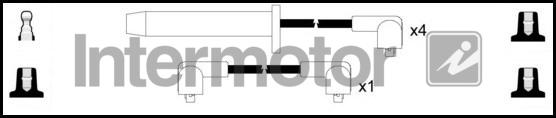 INTERMOTOR 83078 - Комплект запалителеи кабели vvparts.bg