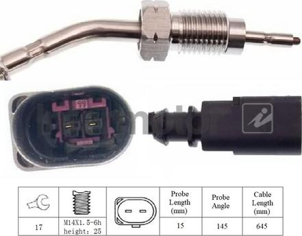 INTERMOTOR 27003 - Датчик, температура на изгорелите газове vvparts.bg