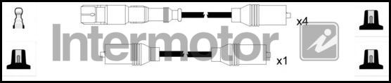 INTERMOTOR 76316 - Комплект запалителеи кабели vvparts.bg