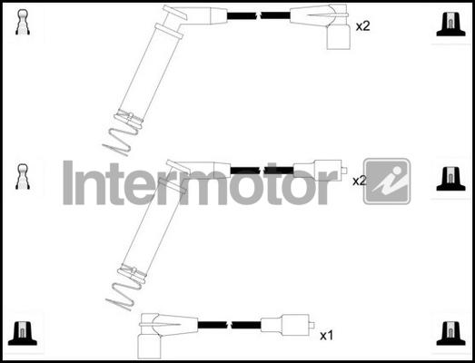 INTERMOTOR 76334 - Комплект запалителеи кабели vvparts.bg