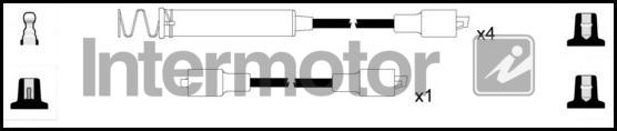 INTERMOTOR 76335 - Комплект запалителеи кабели vvparts.bg