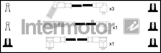 INTERMOTOR 76255 - Комплект запалителеи кабели vvparts.bg