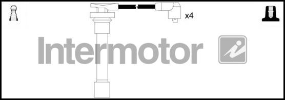 INTERMOTOR 76200 - Комплект запалителеи кабели vvparts.bg