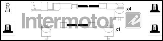 INTERMOTOR 73945 - Комплект запалителеи кабели vvparts.bg