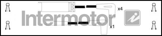 INTERMOTOR 73904 - Комплект запалителеи кабели vvparts.bg