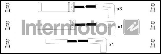 INTERMOTOR 73905 - Комплект запалителеи кабели vvparts.bg