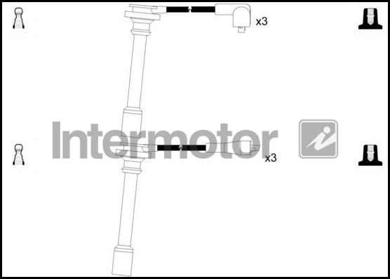 INTERMOTOR 73406 - Комплект запалителеи кабели vvparts.bg