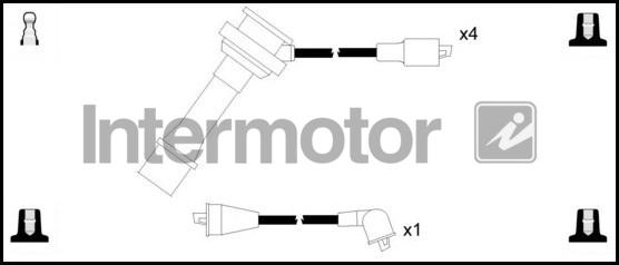 INTERMOTOR 73400 - Комплект запалителеи кабели vvparts.bg