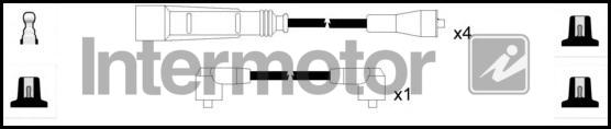 INTERMOTOR 73473 - Комплект запалителеи кабели vvparts.bg