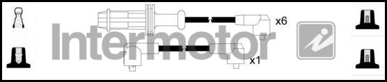 INTERMOTOR 73595 - Комплект запалителеи кабели vvparts.bg