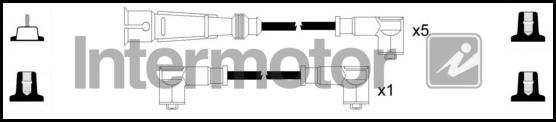 INTERMOTOR 73501 - Комплект запалителеи кабели vvparts.bg