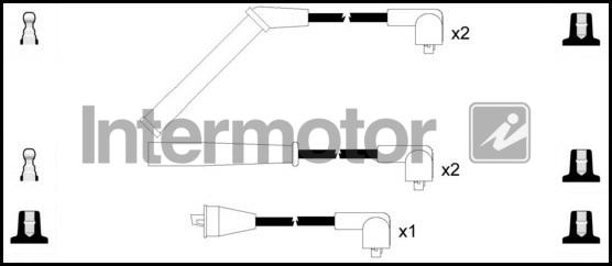 INTERMOTOR 73511 - Комплект запалителеи кабели vvparts.bg