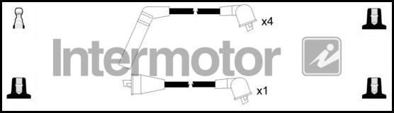 INTERMOTOR 73571 - Комплект запалителеи кабели vvparts.bg