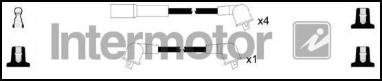 INTERMOTOR 73602 - Комплект запалителеи кабели vvparts.bg