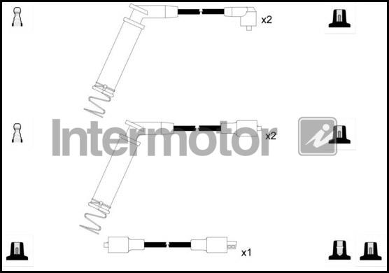 INTERMOTOR 73633 - Комплект запалителеи кабели vvparts.bg