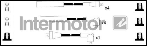 INTERMOTOR 73628 - Комплект запалителеи кабели vvparts.bg