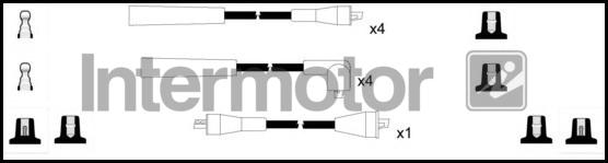 INTERMOTOR 73627 - Комплект запалителеи кабели vvparts.bg
