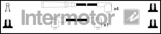 INTERMOTOR 73150 - Комплект запалителеи кабели vvparts.bg