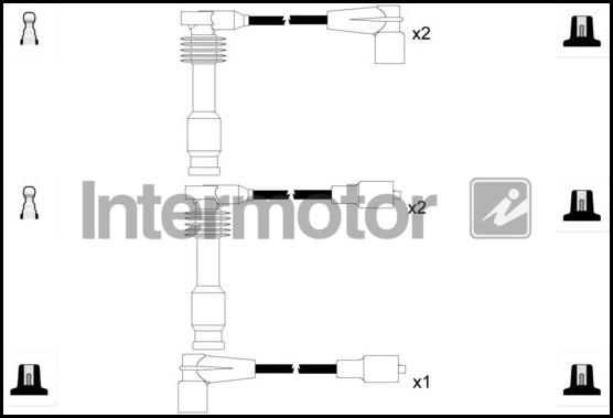 INTERMOTOR 73867 - Комплект запалителеи кабели vvparts.bg