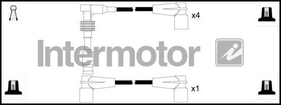 INTERMOTOR 73802 - Комплект запалителеи кабели vvparts.bg