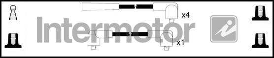 INTERMOTOR 73815 - Комплект запалителеи кабели vvparts.bg