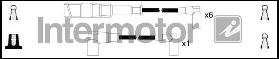 INTERMOTOR 73281 - Комплект запалителеи кабели vvparts.bg