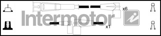 INTERMOTOR 73282 - Комплект запалителеи кабели vvparts.bg