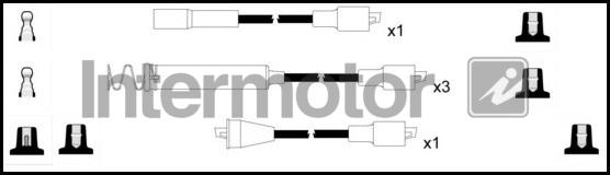 INTERMOTOR 73791 - Комплект запалителеи кабели vvparts.bg