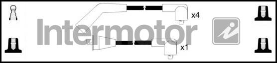 INTERMOTOR 73793 - Комплект запалителеи кабели vvparts.bg