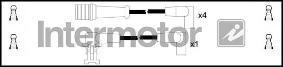 INTERMOTOR 73754 - Комплект запалителеи кабели vvparts.bg