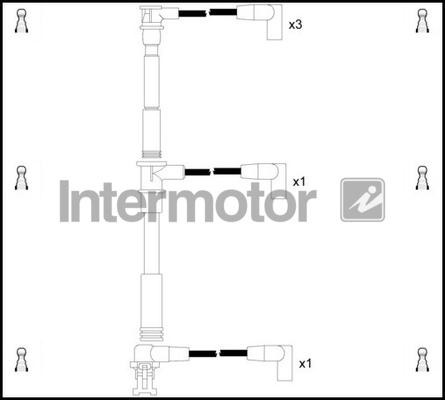 INTERMOTOR 73763 - Комплект запалителеи кабели vvparts.bg