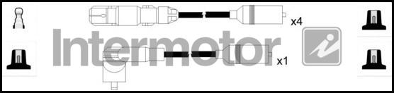 INTERMOTOR 73704 - Комплект запалителеи кабели vvparts.bg