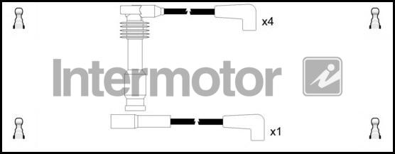 INTERMOTOR 73700 - Комплект запалителеи кабели vvparts.bg