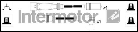 INTERMOTOR 73701 - Комплект запалителеи кабели vvparts.bg