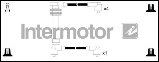 INTERMOTOR 73789 - Комплект запалителеи кабели vvparts.bg