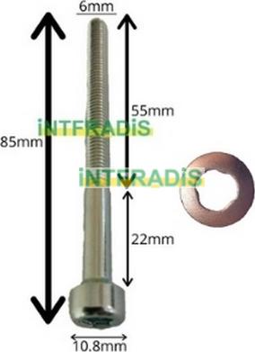 INTFRADIS 10459CO - Комплект гарнитури, впръскваща дюза vvparts.bg