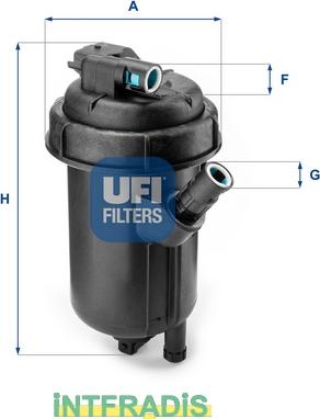 INTFRADIS 101065 - Корпус, горивен филтър vvparts.bg