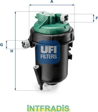 INTFRADIS 101067 - Корпус, горивен филтър vvparts.bg