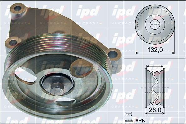 IPD 15-4055 - Паразитна / водеща ролка, пистов ремък vvparts.bg