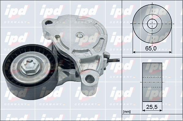 IPD 15-4154 - Ремъчен обтегач, пистов ремък vvparts.bg