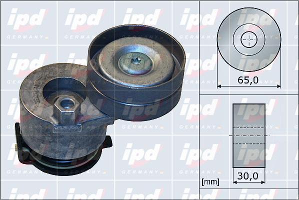 IPD 15-4113 - Ремъчен обтегач, пистов ремък vvparts.bg