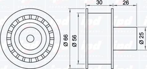 IPD 15-0091 - Паразитна / водеща ролка, зъбен ремък vvparts.bg