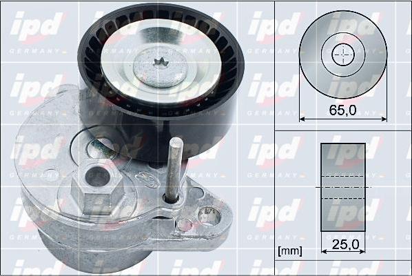 IPD 15-3986 - Ремъчен обтегач, пистов ремък vvparts.bg