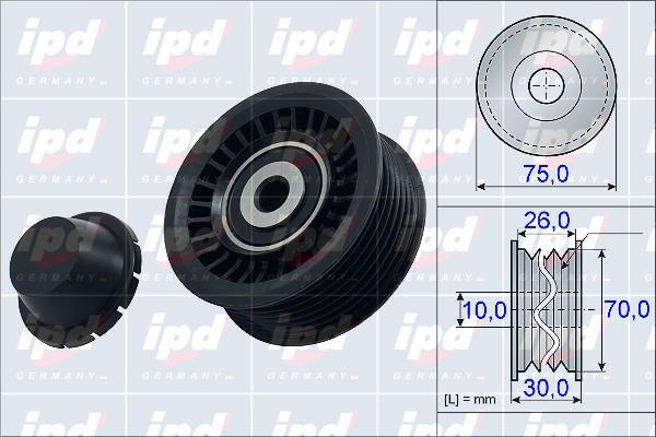 IPD 15-3974 - Паразитна / водеща ролка, пистов ремък vvparts.bg